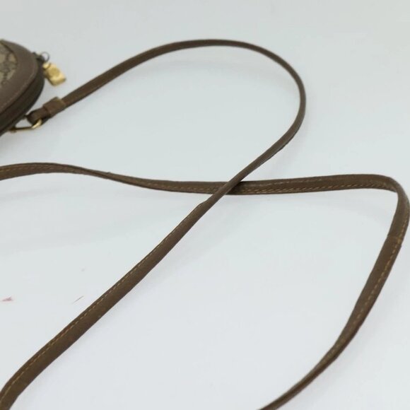 GUCCI GG Supreme Web Sherry Line Bag PVC Beige Gold 904 02 047 Auth ep9738 - Picture 8 of 16